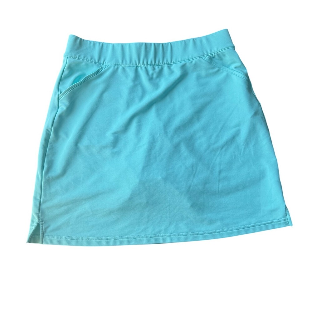 Peter Millar Crown Sport Women Aqua Blue Golf Tennis Skort UPF 50+ Small